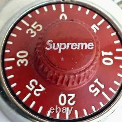 Supreme x Master Lock Combination Lock Red withbox