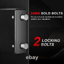TIGERKING Digital Keypad Safe Box, Combination Lock Safe, Safe and Lock Box with