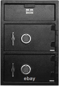 Templeton Large Depository Drop Safe & Lock Box, Electronic Multi-User Keypad Co