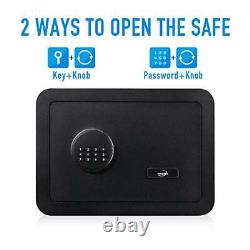 Tenamic Safe Box 0.85 Cubic Feet Electronic Digital Security Box Keypad Lock