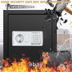Tepafac 2.3 Cub Fireproof Safe for Home Use, Anti-Theft Large Home Safe