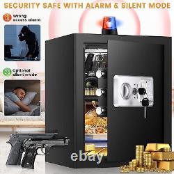 Tepafac 2.3 Cub Fireproof Safe for Home Use, Anti-Theft Large Home Safe
