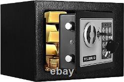 Ultra-Secure Fire-Resistant Small Money Safe Combination Lock 0.23 Cu ft