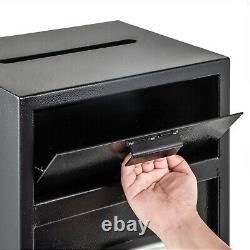 VEVOR Home Digital Safe Box Depository Drop Deposit Front Load Cash Vault Lock