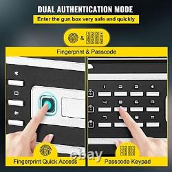 VEVOR Safe Box Lock Security 2.1 Cubic Feet Fingerprint Biometric Home Office