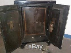 VINTAGE Double Door 2336lb J. BAUM Safe /w Combo & Keys for Interior Locks