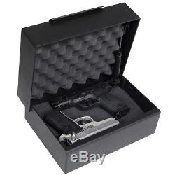 V-Line Brute Handgun Safe Pistol Box Conceal Weapon Home Office RV Gun Storage