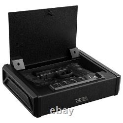 Vaiyer Gun Safe for Pistols, Biometric Pistol Safe Gun Lock Box for Home, Office