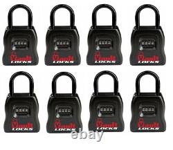 Vault Locks 5000 Portable Combination Lockbox Waterproof Keysafe Pack of 8