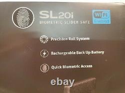 Vaultek SL20i Biometric Slider Safe Series Rugged Smart Handgun WiFi Alerts