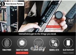 Vaultek SL20i Slide Series Safe Black  gun safe pistol knife passport jewe
