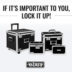 Vaultz Combination Lock Box Secure Safe for Documents, Valuables, Medicine &
