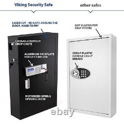 Viking Safe VS-144KS Key Safe Cabinet withLockable Drop Slot 144Key Capacity Safe