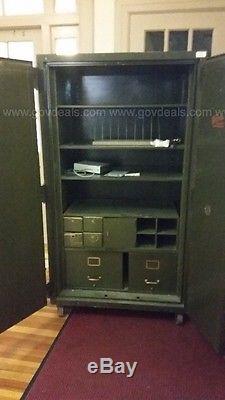 Vintage Full Sized Free Standing Double Door National Safe Lock Combination USA