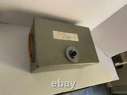 Vintage Heavy Chicago Lock Cash Strong Box Metal Carrying Safe with Combo