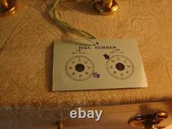 Vintage Keyed Jewelry Box Safe Alarm Double Combination Lock NOS New Old Stock