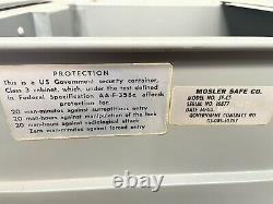 Vintage Mosler SF-C5 5 Drawer File Cabinet Combination Lock Safe/File