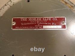 Vintage Mosler Safe Co. Dial Combination Lock and Door Vault Door