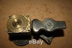 Vintage Safe Combination Lock and bolt Brass re-purpose Industrial Steam Punk