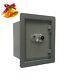 Wall Safe Fire Proof Mechanical Dial Lock And Keys 1 Hour Rating
