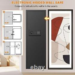 Wall Safe, Hidden, Combo Lock, Shelf, Guns, Valuables (Studs) 43.5 Fireproof