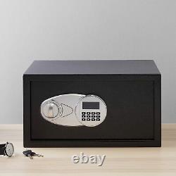 Wall Security Safe with Programmable Electronic Keypad Lock Key Cash Jewelry Steel