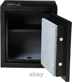 Wall Security Safe with Programmable Electronic Keypad Lock Key Cash Jewelry Steel