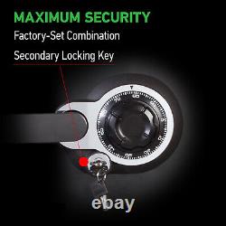 Water-Resistant Safe Fire-Resistant Durable with Combination Lock, 1.23 cu. Ft