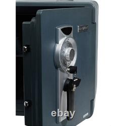Waterproof Fireproof Combination Safe Bolt Down Security Document Money Storage