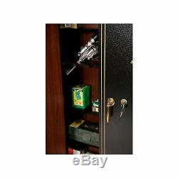 Woodmark Series 16-Gun Metal Security Cabinet Locking Lock Rifle Long Gun Safe
