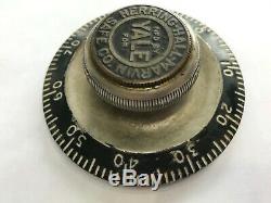 Yale Lock Co. Combination Lock Dial From Vault Door 1910's Rare