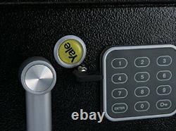 Yale YLV/200/DB1 Laptop Value Safe, Solenoid Simple keypad, 15 mm Steel Locking
