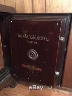 York safe and lock Floor safe 1815 unlocked with combination