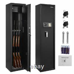 ZOKOP Digital Gun Safe Box 5-Rifle Firearm Storage Cabinet Electronic Dual Lock