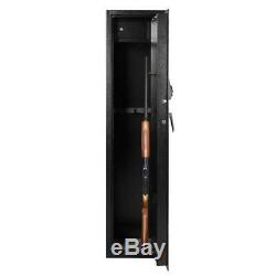 ZOKOP Digital Gun Safe Box Security Steel Lockable 5-Rifle Firearm Cabinet Combi